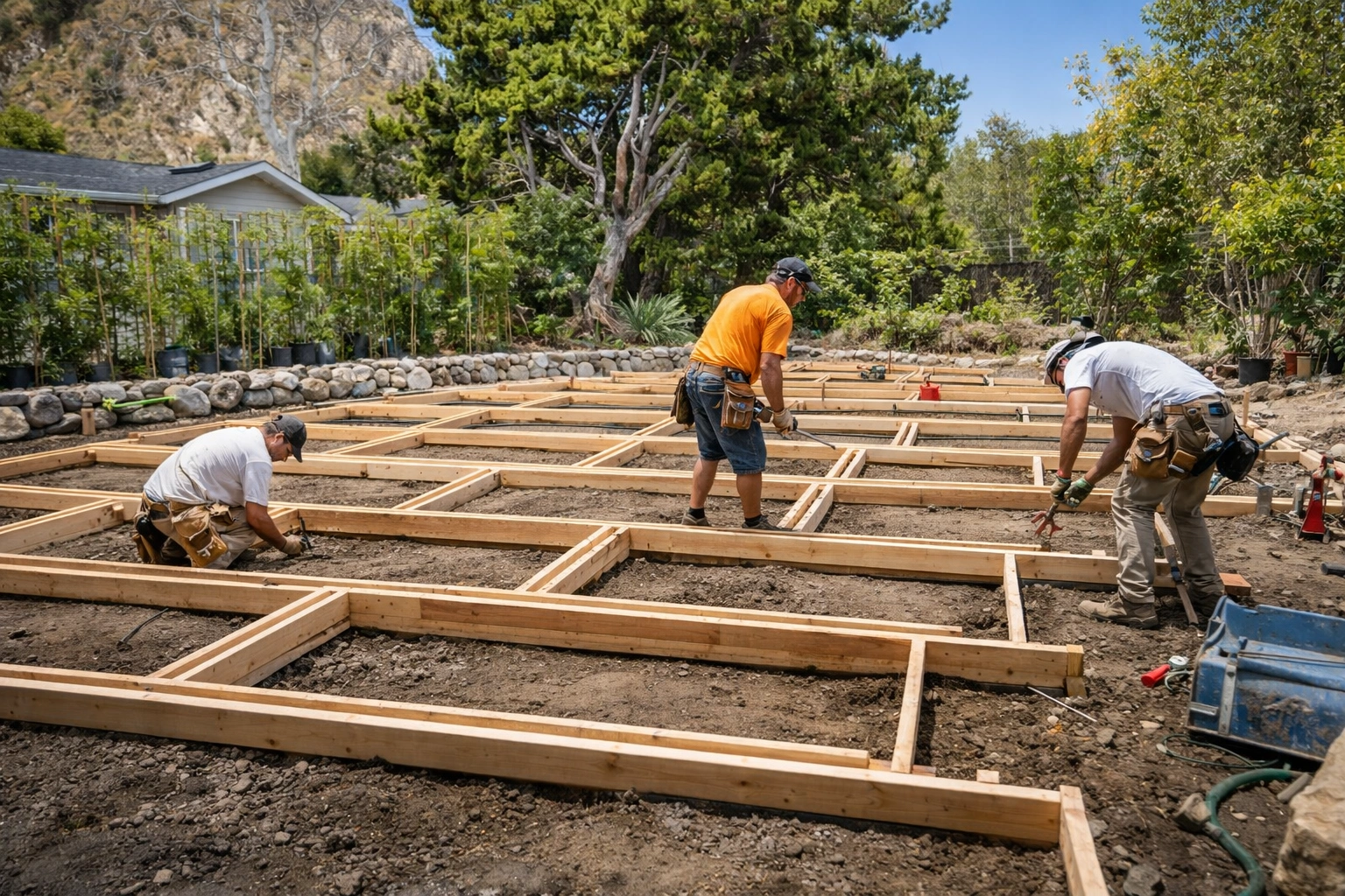 Concrete driveway replacement project at a residential home in Livermore CA
